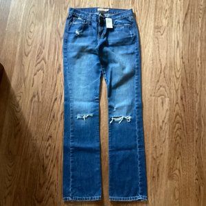 NWT Y2K 90s Abercrombie & Fitch Vintage 5 Pocket Straight Leg Jeans 2R